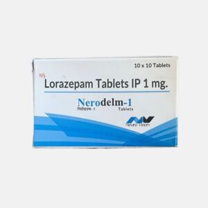 Lorazepam 1mg pil- Nerodelm-1